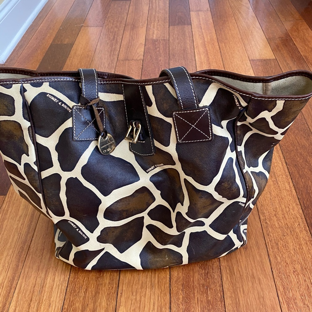 Dooney & Burke giraffe tote